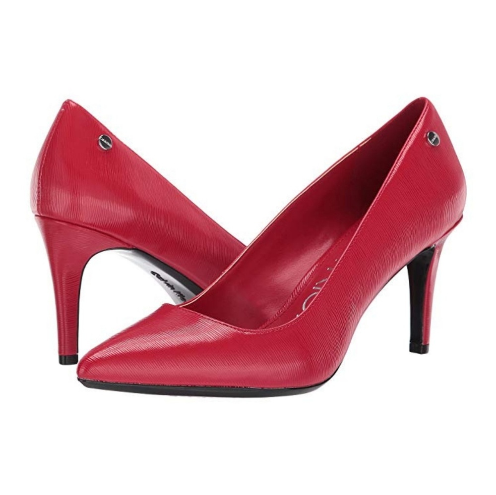 Cherry Red Calvin Klein Nilly Pumps